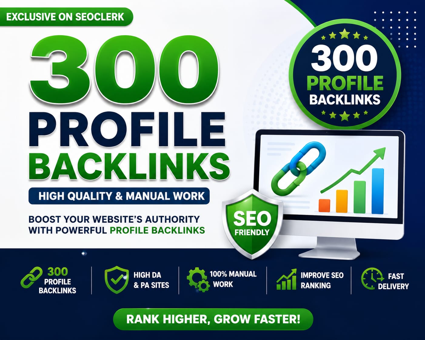 I Will Build 300 Quality Profile Backlinks for Websites