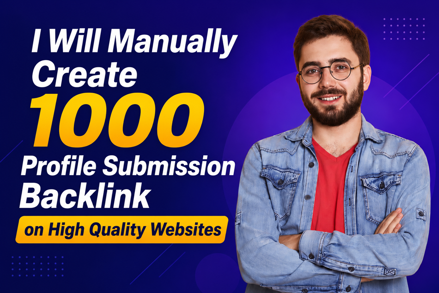 I Will Manually Create 1000 Profile Submission Backlink on High Quality Websites