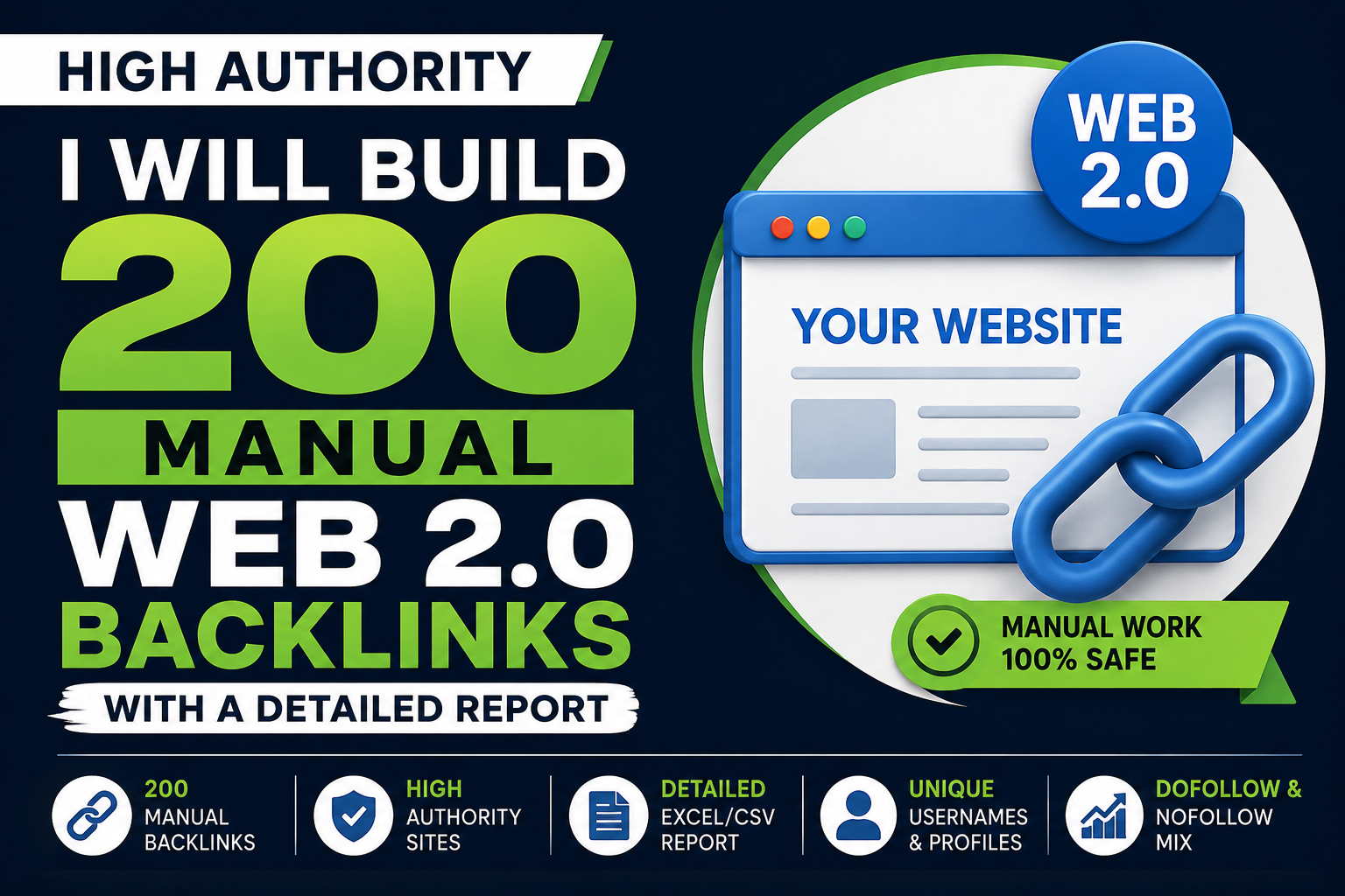 I Will Create 200 High Authority Web 2.0 SEO Backlink...