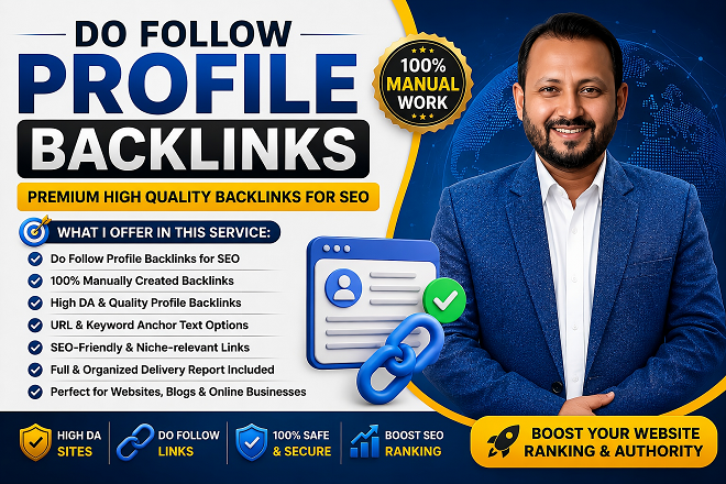 500+ Do Follow Profile Backlinks for SEO