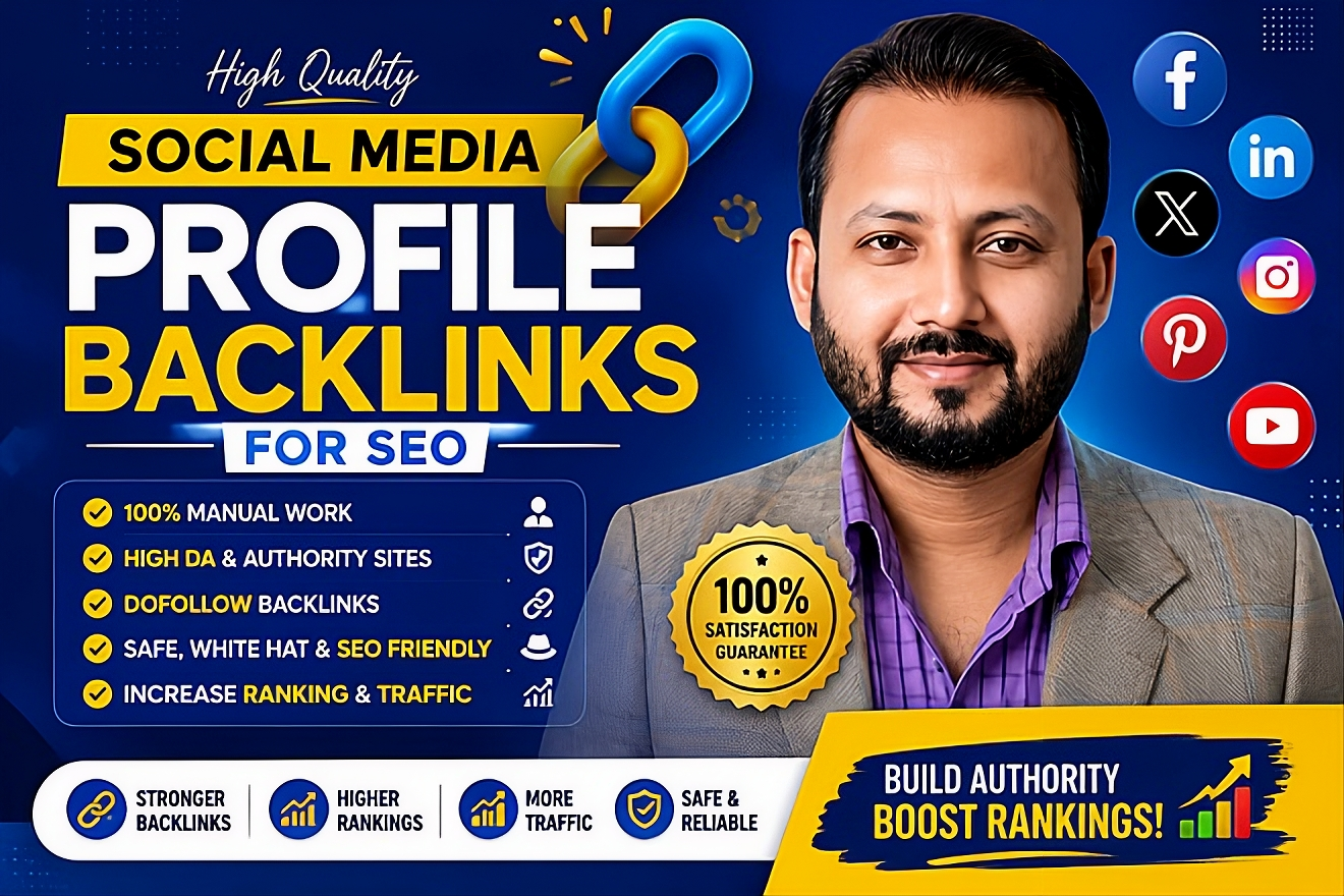 100+ Premium Social Media Backlinks for Higher Rankings