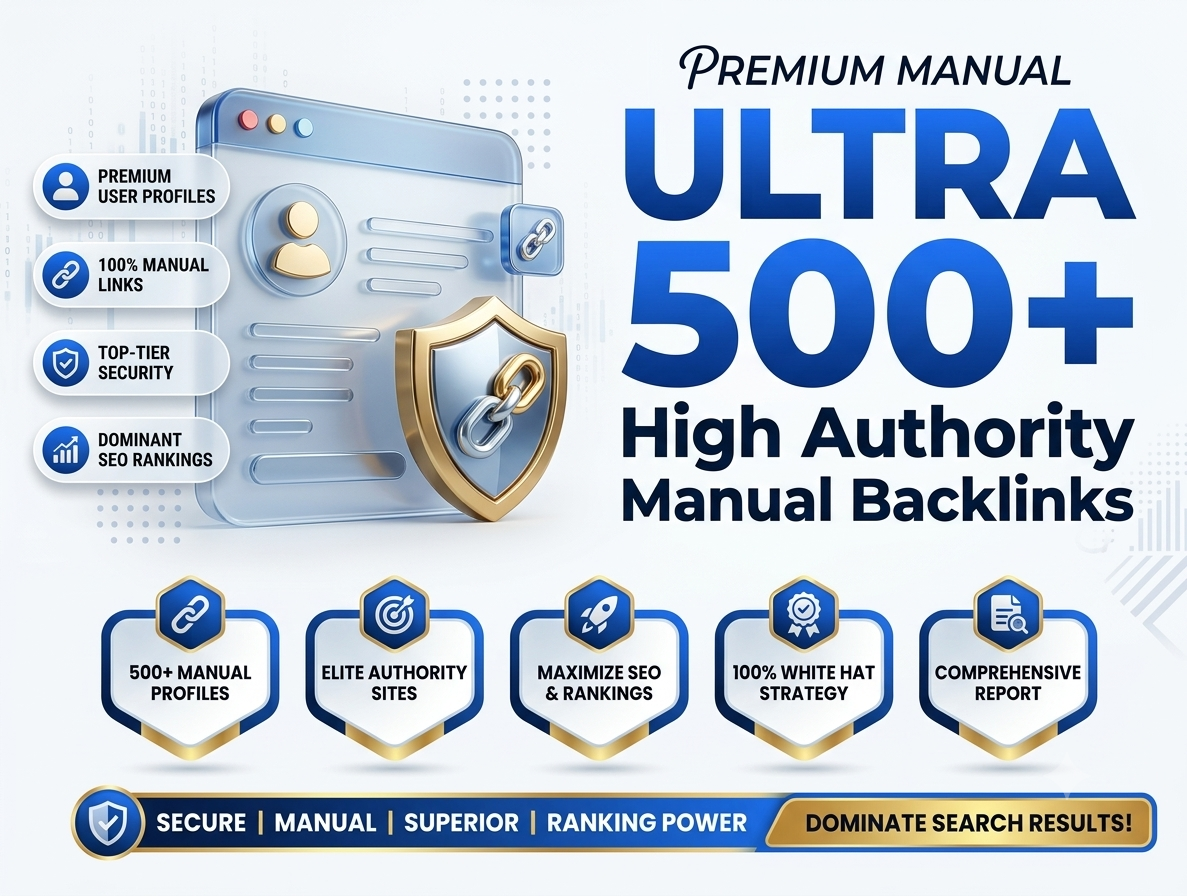 Get 500 Premium High Authority profile Backlinks