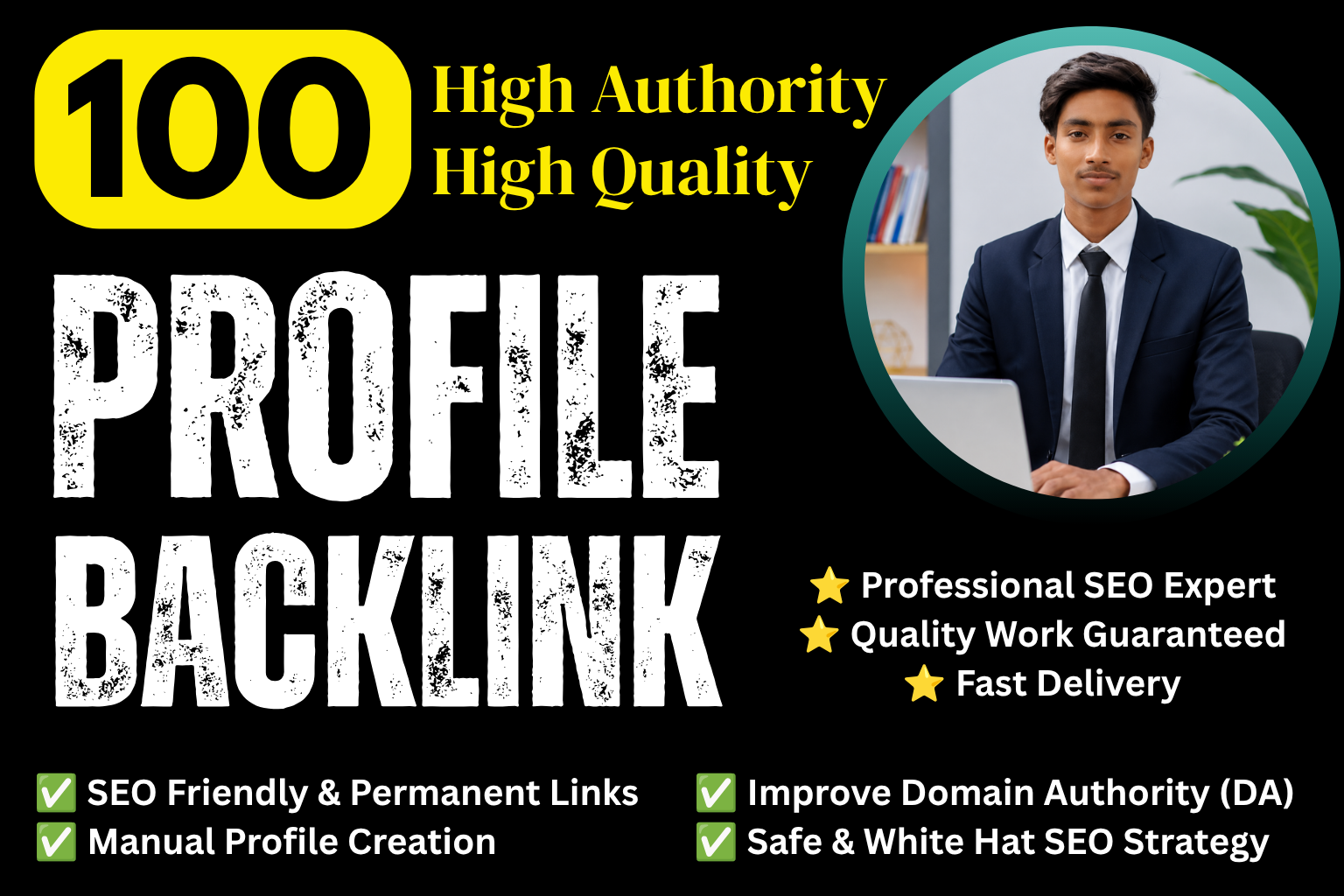 100 High Quality Profile Backlinks to Improve Website...