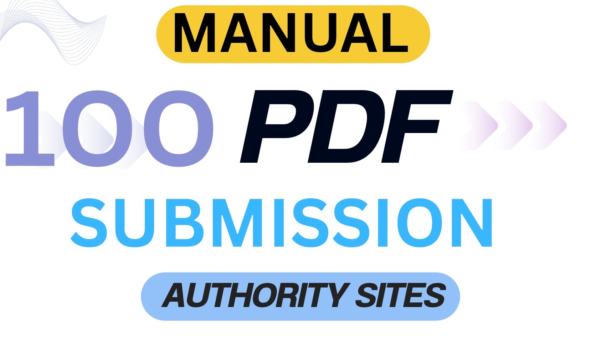 100 Manual PDF Submission Backlinks on Authority Site...