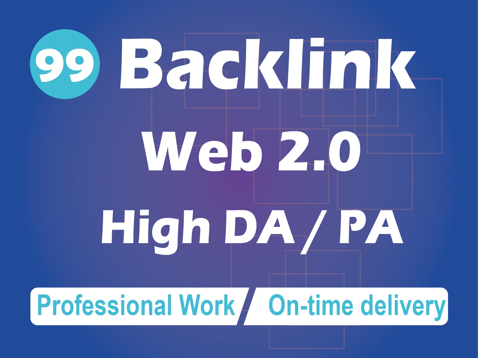 I will manually create 99 Web 2.0 Backlinks for fast indexing