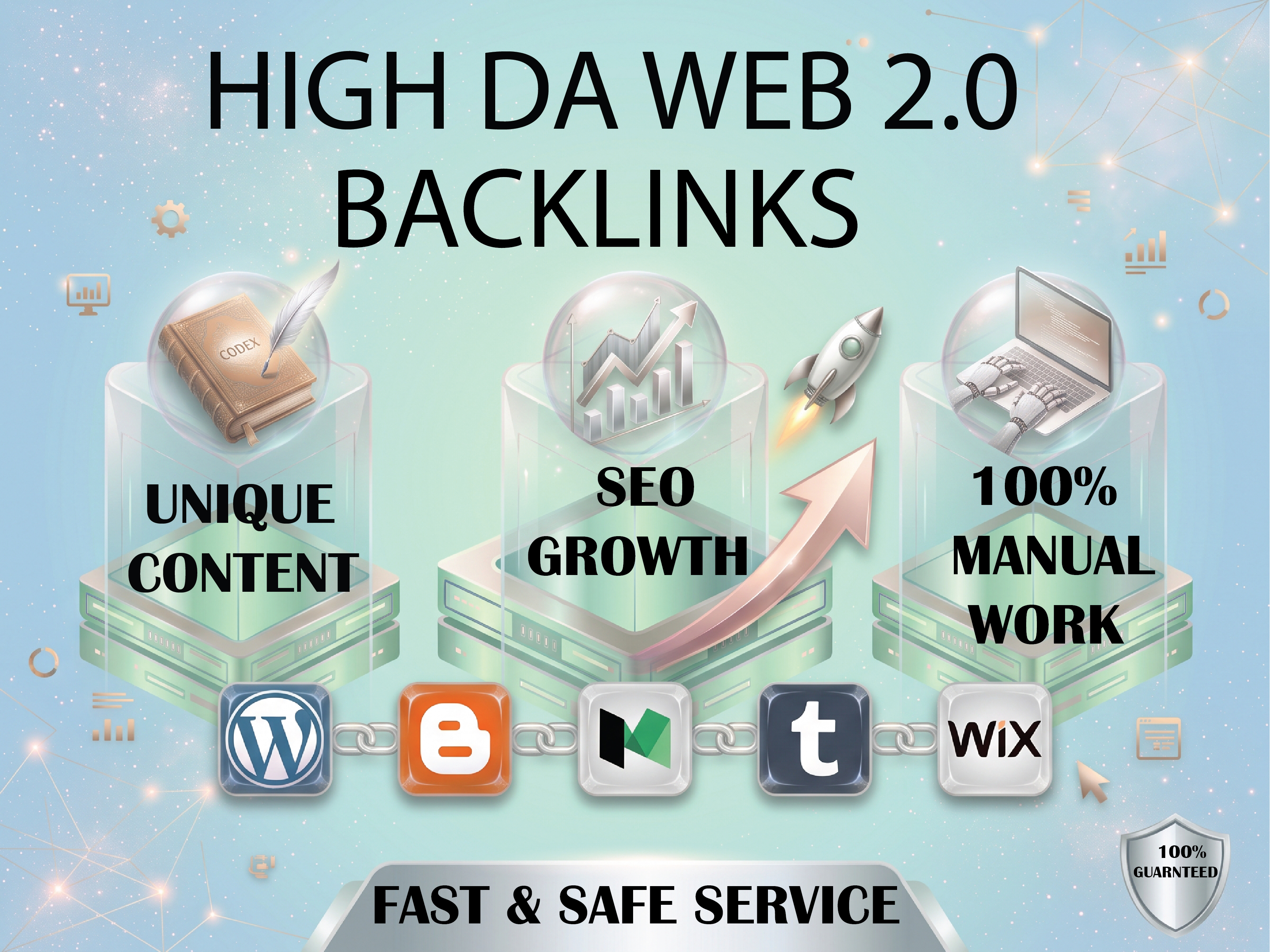 I Will Build High DA Web 2.0 Backlinks with Unique Content for SEO Growth