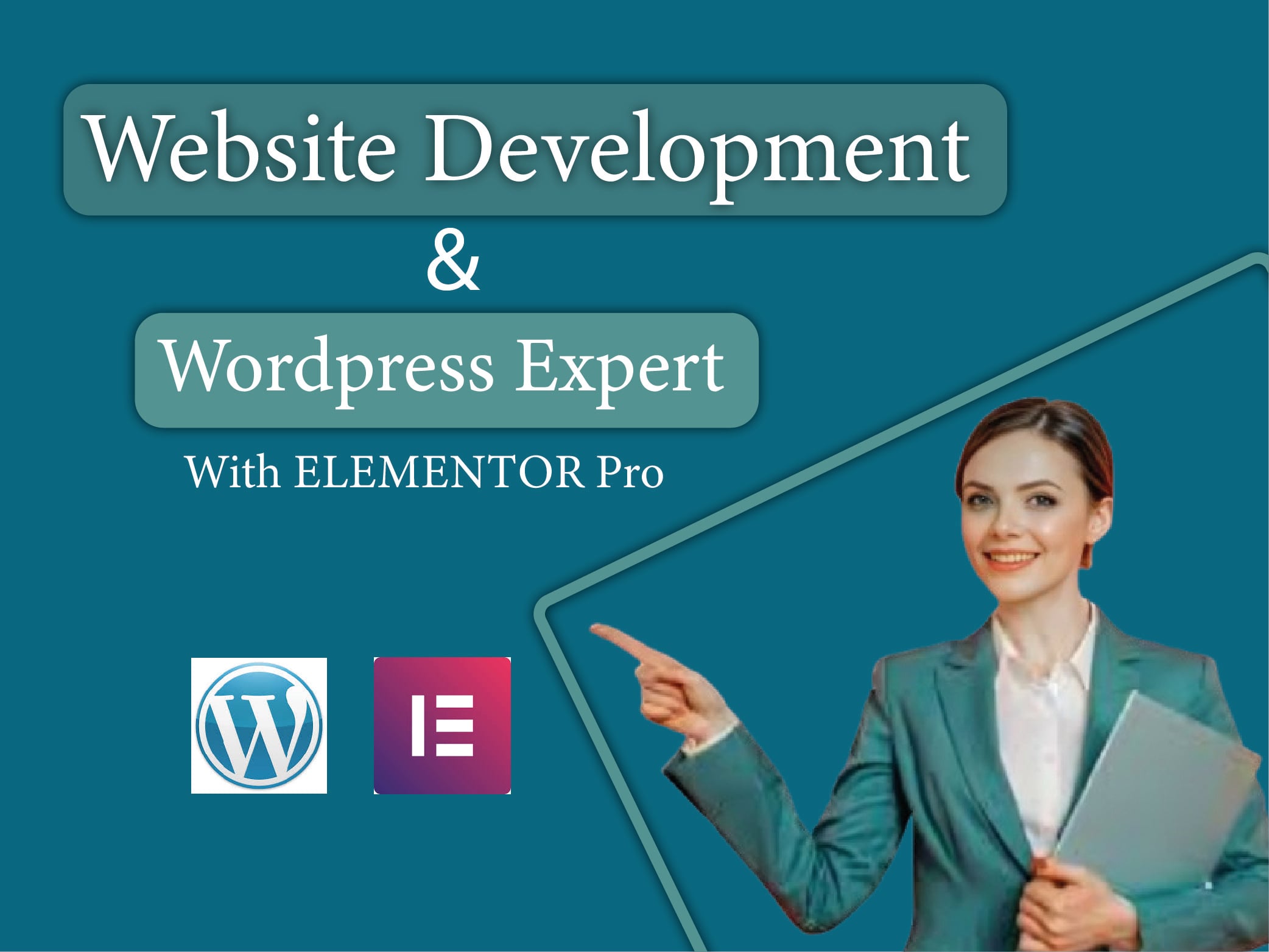 I will create a professional Wordpress website with e...