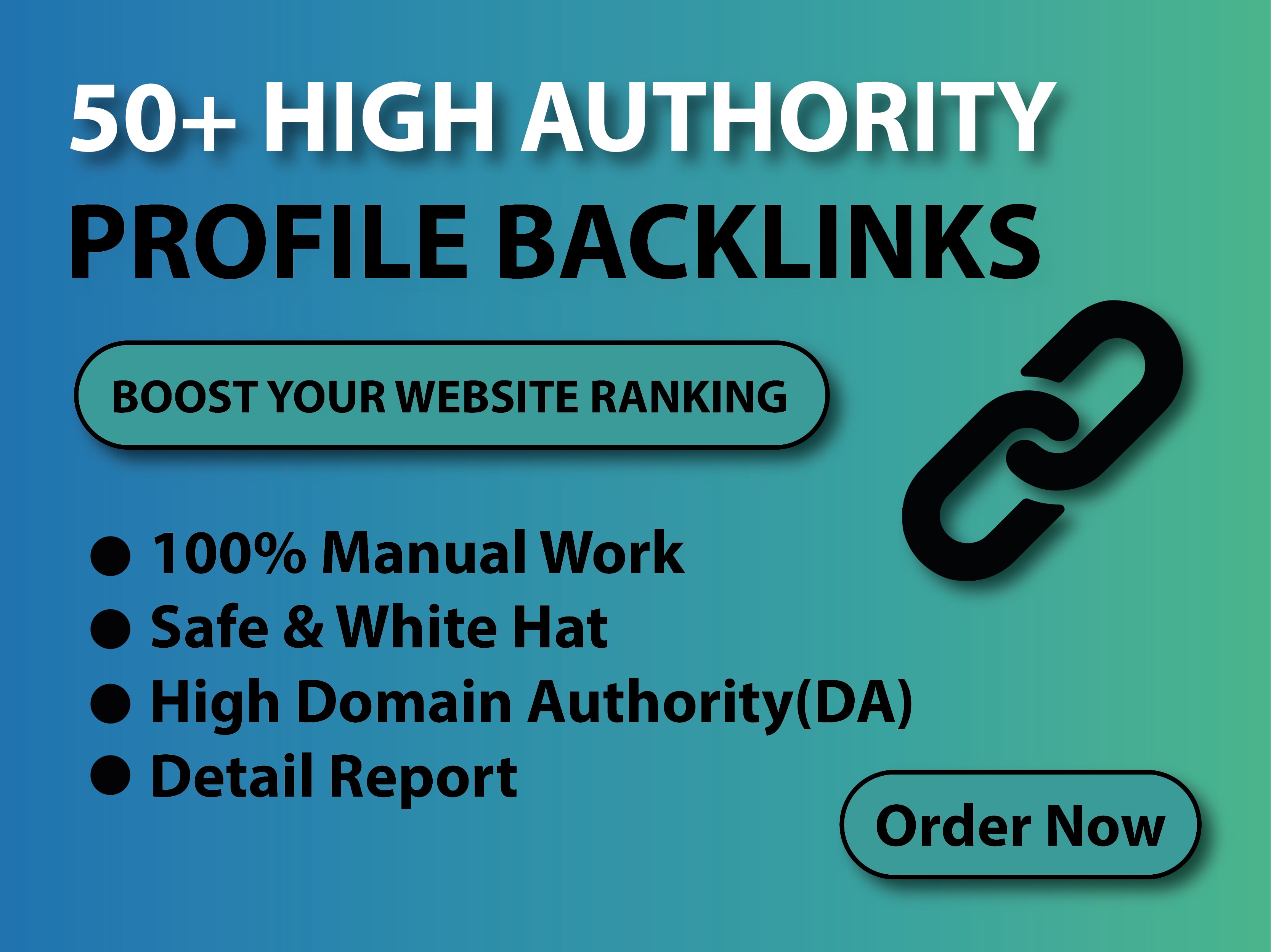 I will build 50+ DA profile backlinks to boost website ranking