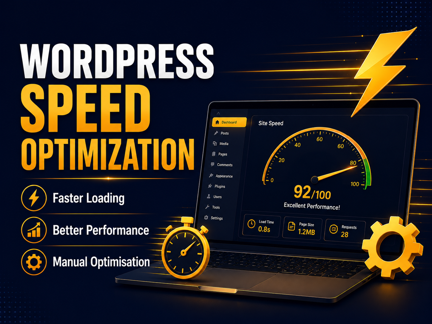 I will optimize your WordPress website speed for better performance and user experience