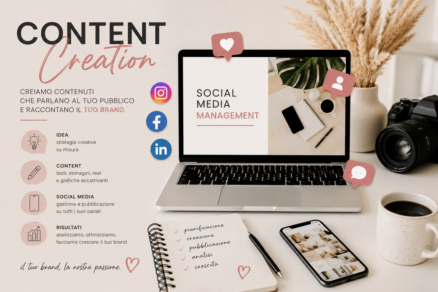 I will grow your brand with content and Meta advertis...