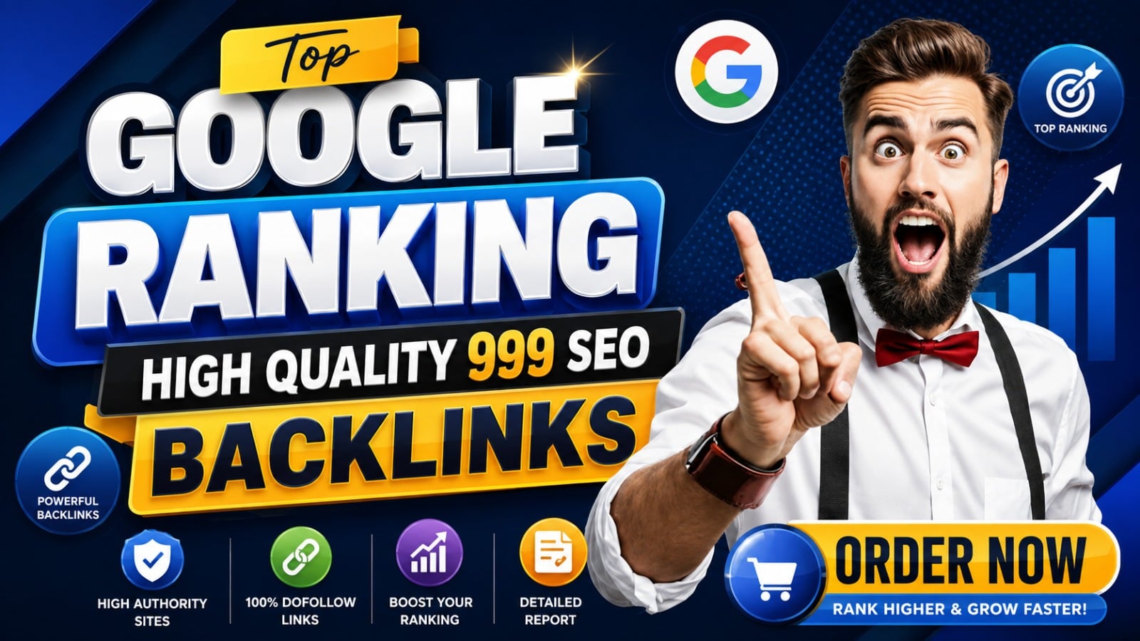 Top Google Ranking 999 SEO Backlinks High Authority D...