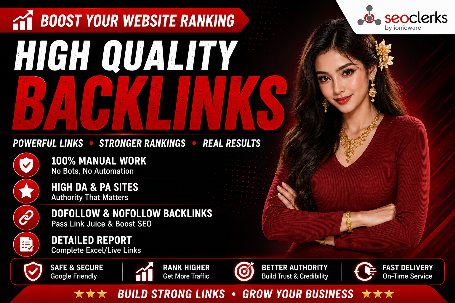 I will provide 200 High DA backlinks