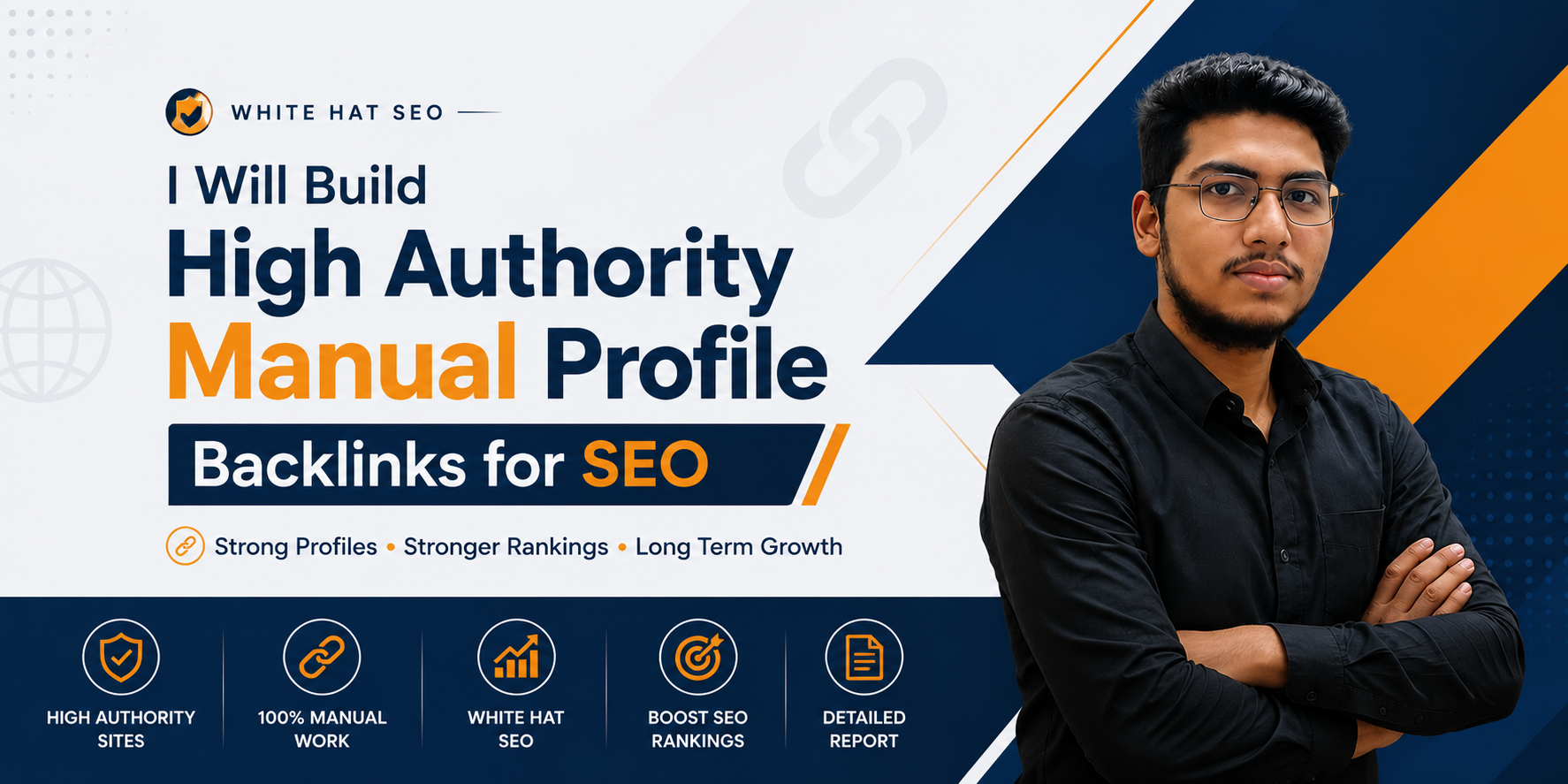 I Will Build High Authority Manual Profile Backlinks for Better Google SEO.
