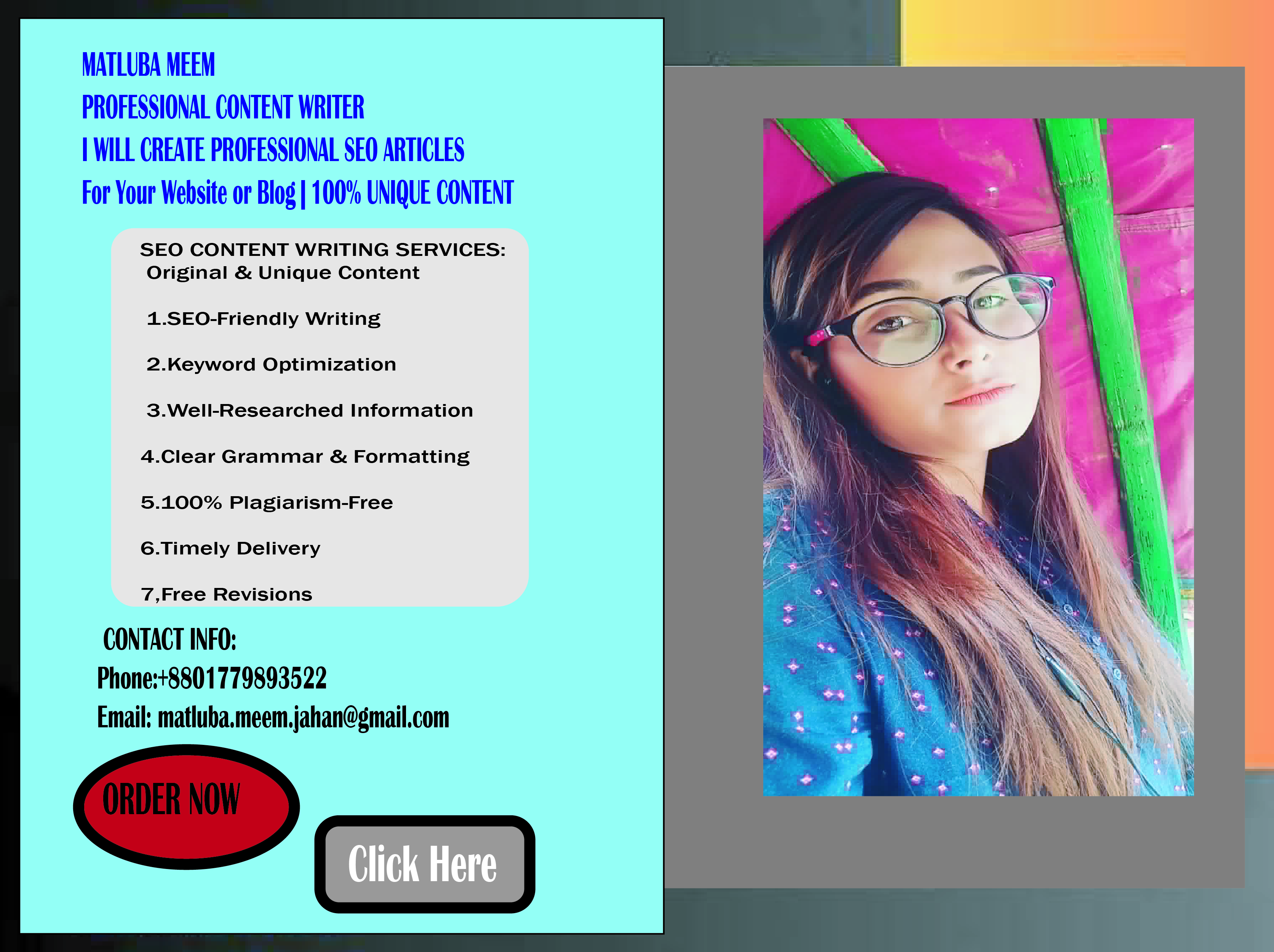 I will write 800 words a unique the high quality SEO ...