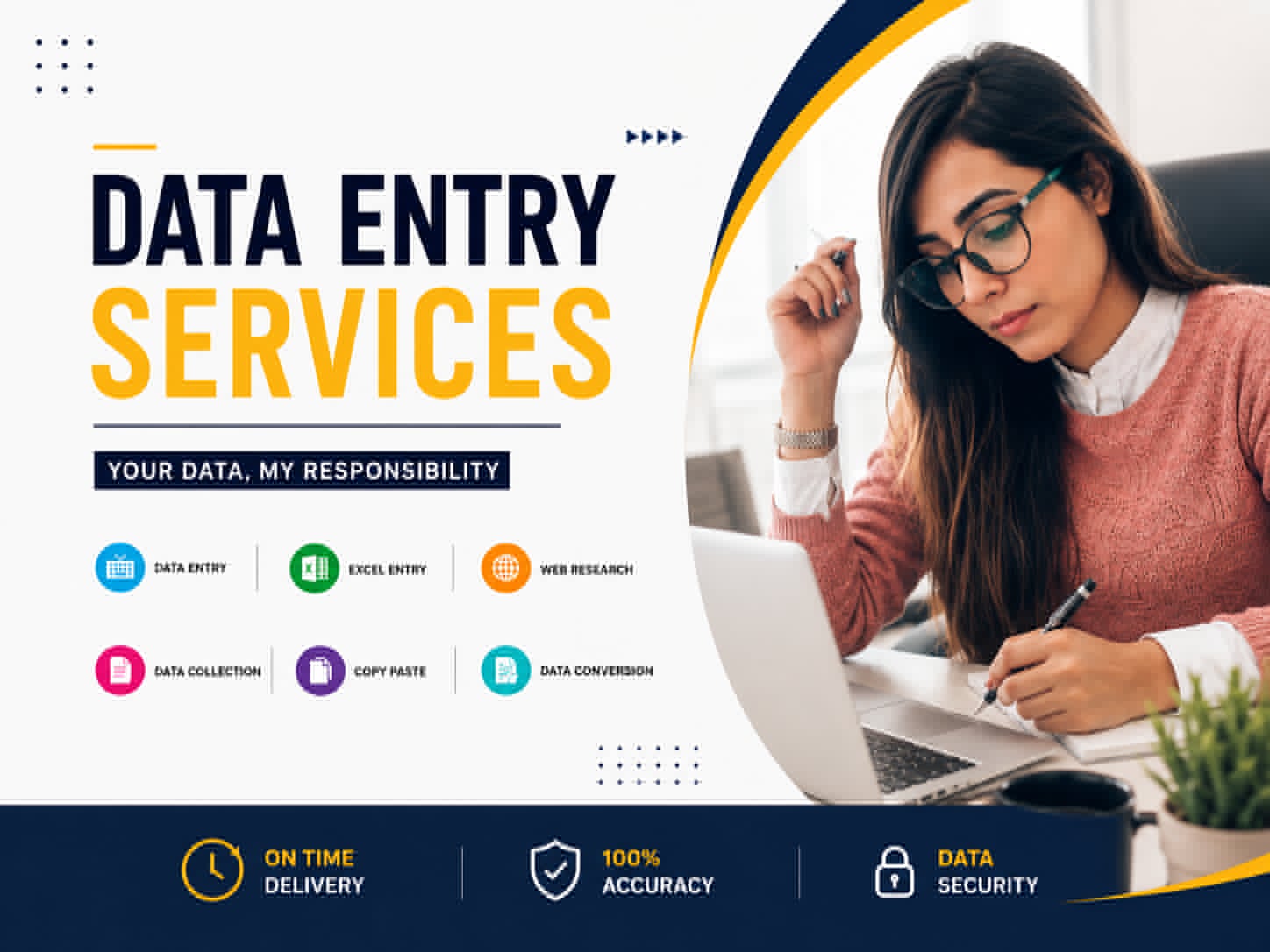 I Will Organize and Enter Your Data Accurately