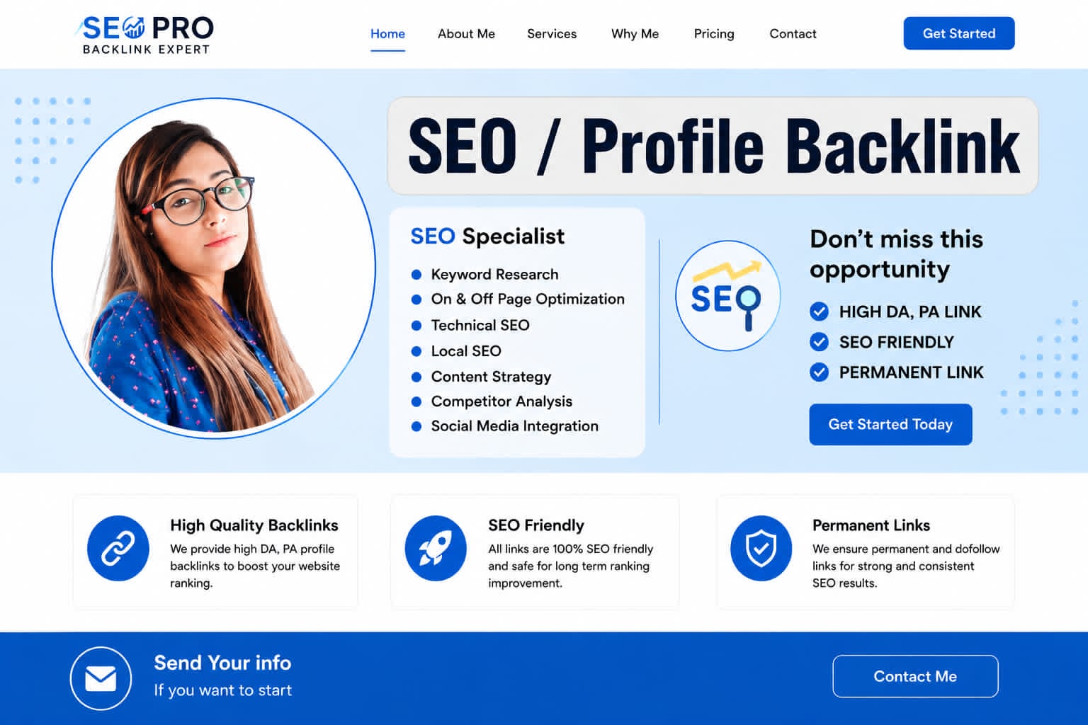 I Will Build 300 High Authority Manual Profile Backlinks for Google SEO Ranking