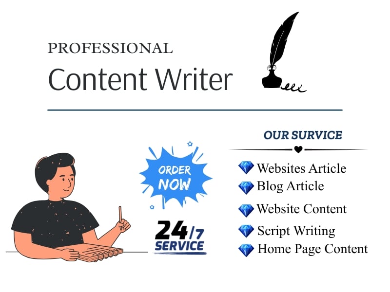 I will write 1000 WORD content writing on any topic