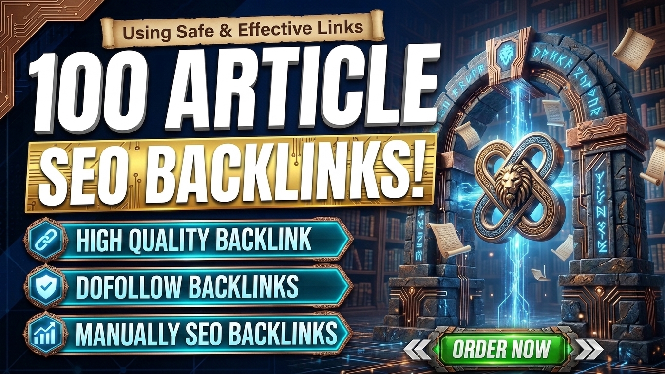 100 High Quality Article Submission Backlinks
