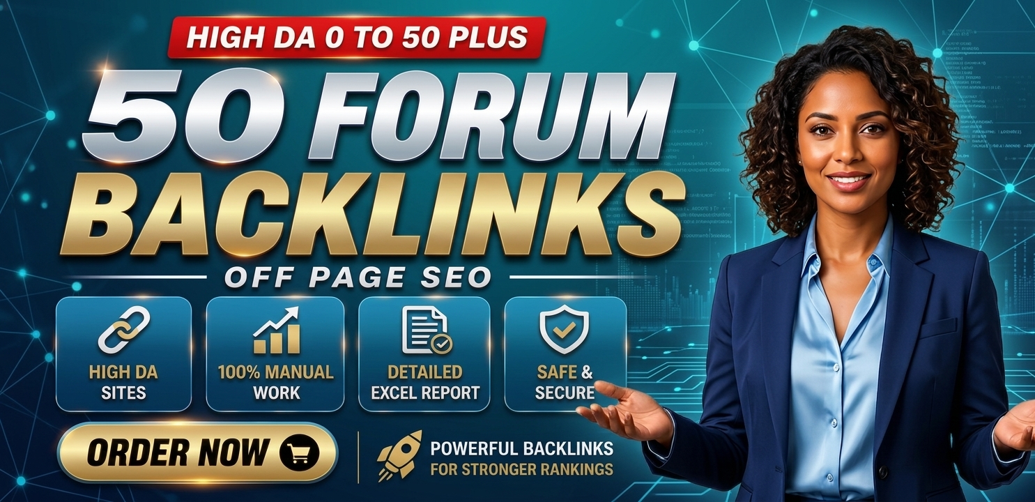 50 Manual Forum Backlinks for SEO