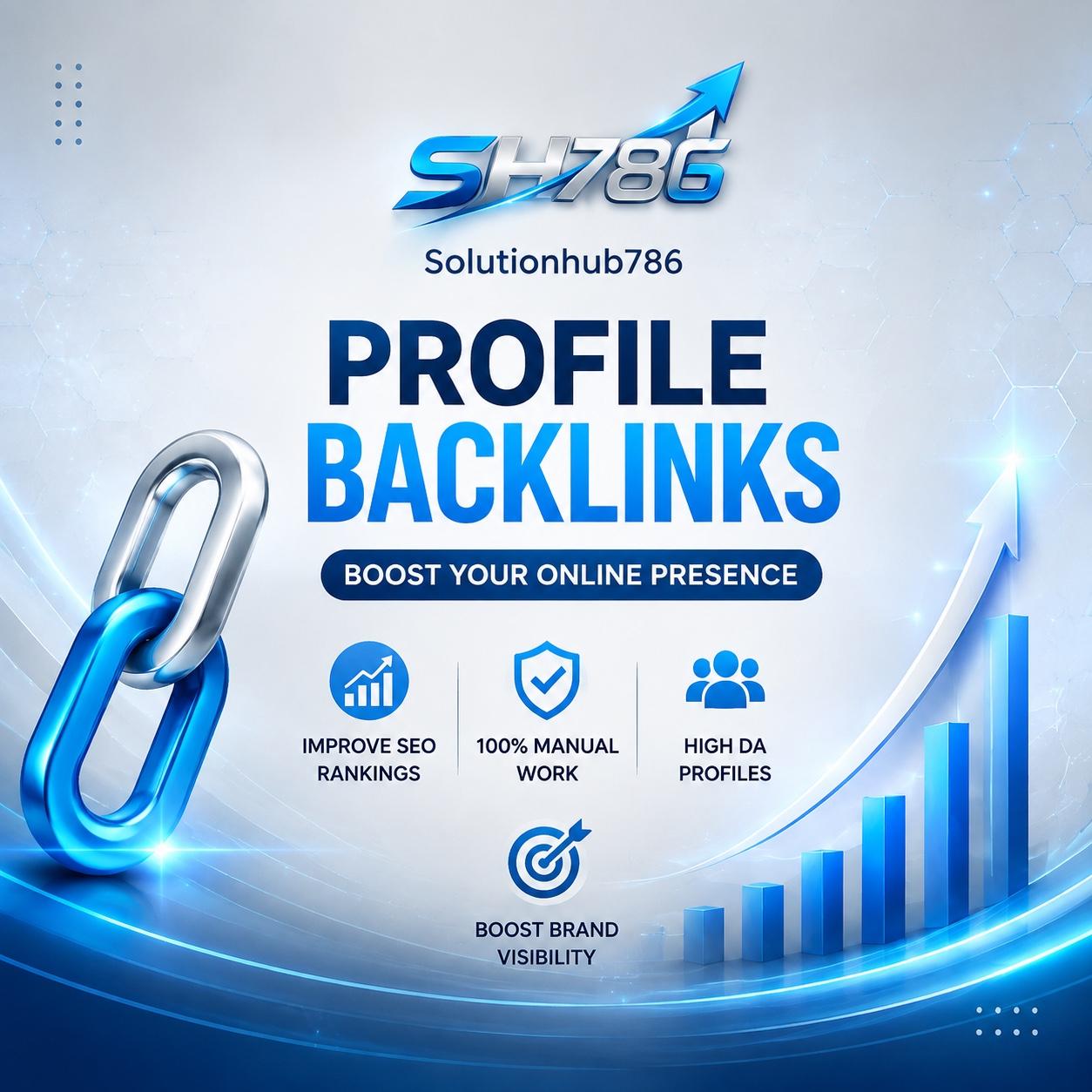 I Will 100 Manully Creat Profile Backlinks for Your Website Improve Rankings