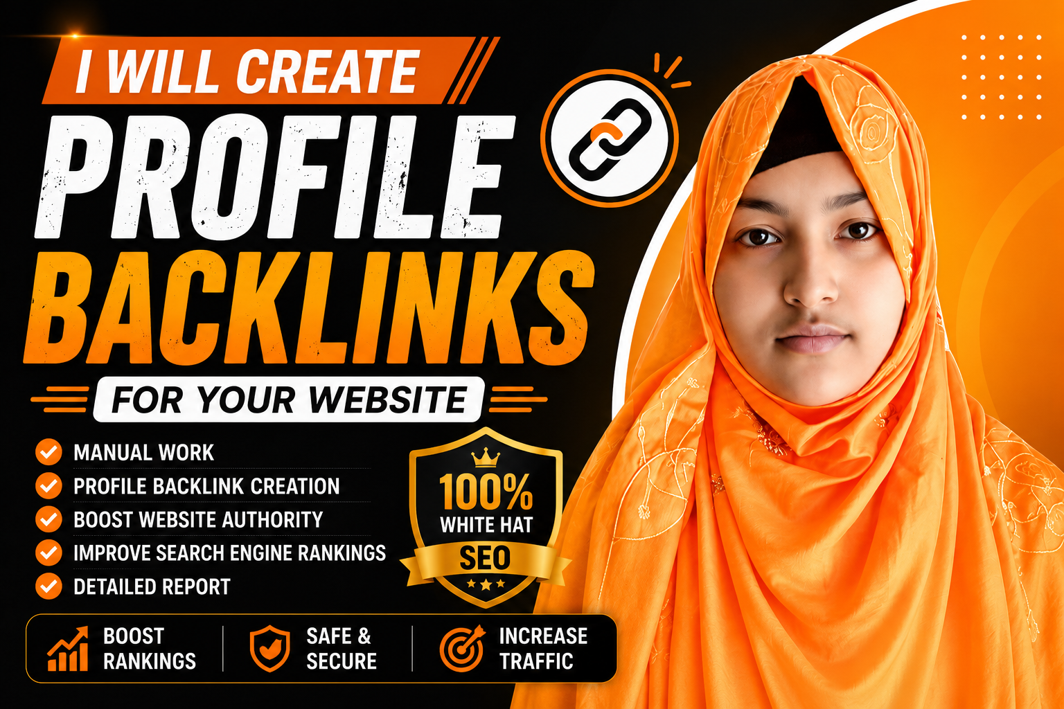 I will create Manual Profile Backlink Building for We...