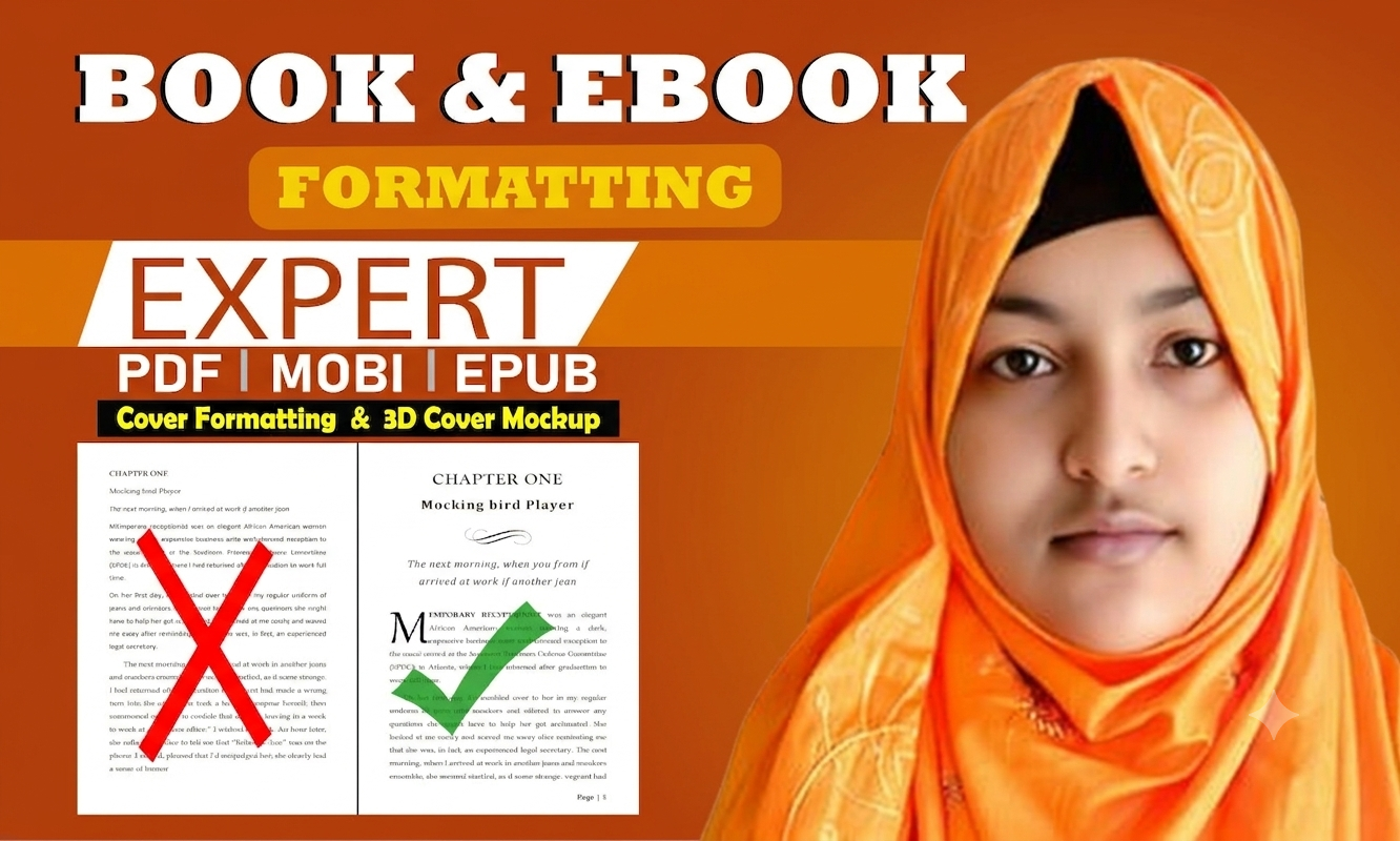 I will do amazon KDP book formatting, paperback and kindle ebook formatting