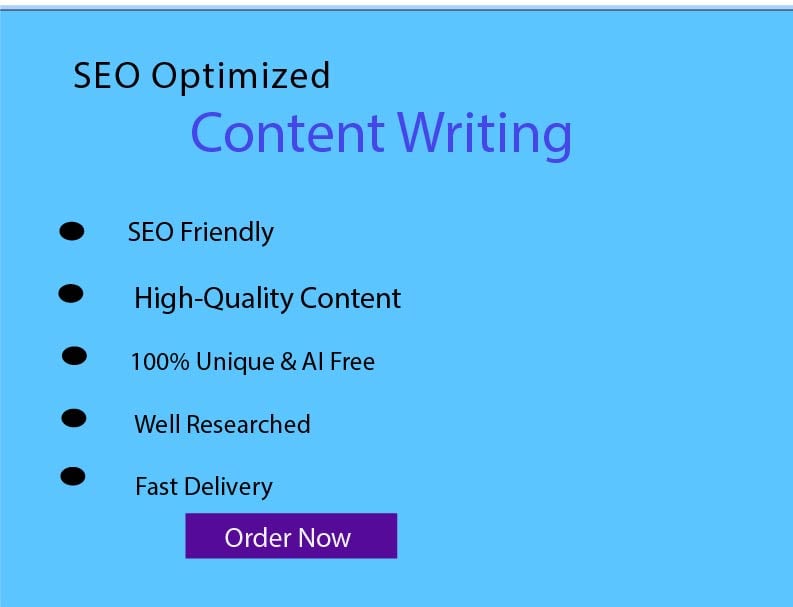 I Will do SEO Optimized Content Writing and Article W...