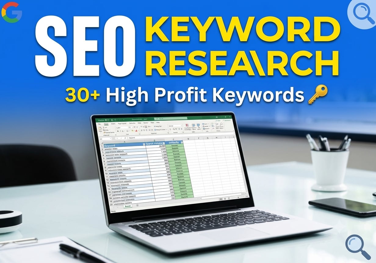 I Will Find Low Difficulty 30+ SEO Keywords For Fast Ranking