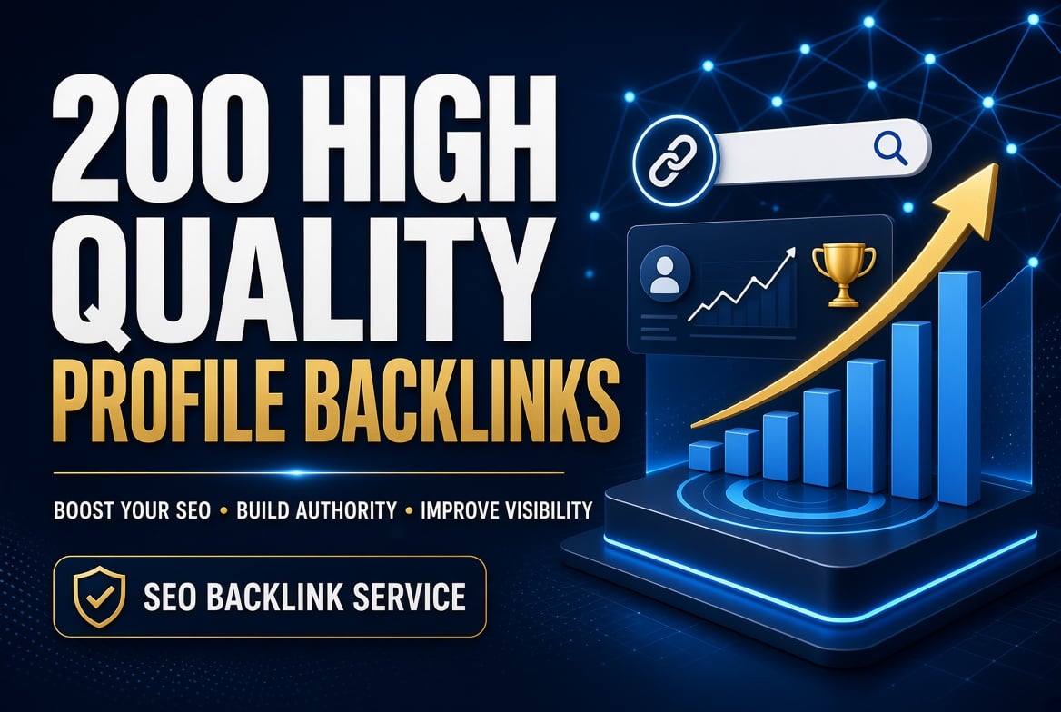I Will Build 200 Powerful Profile Backlinks for SEO Success