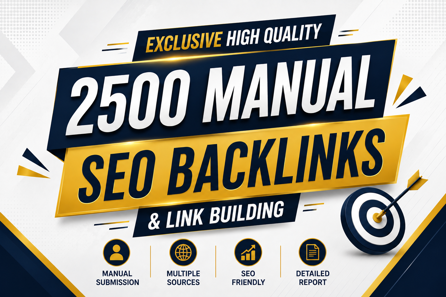 Exclusive High Quality 2500 Manual SEO Backlinks & Link Building