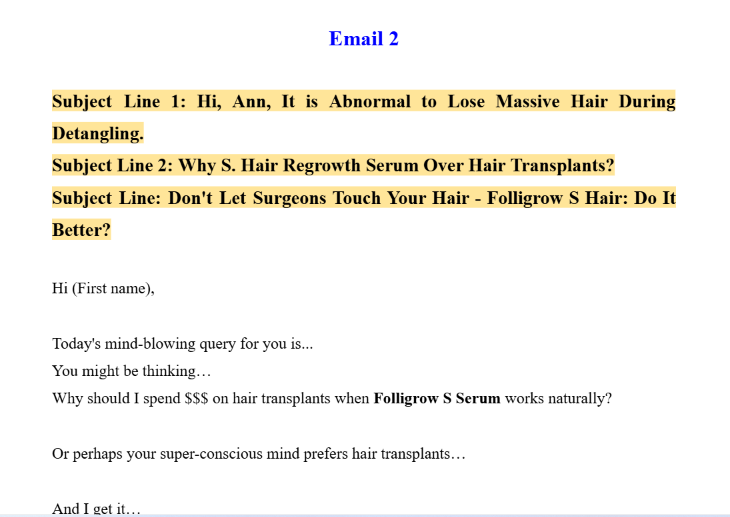 I will create a persuasive email copy for promotions and newsletters