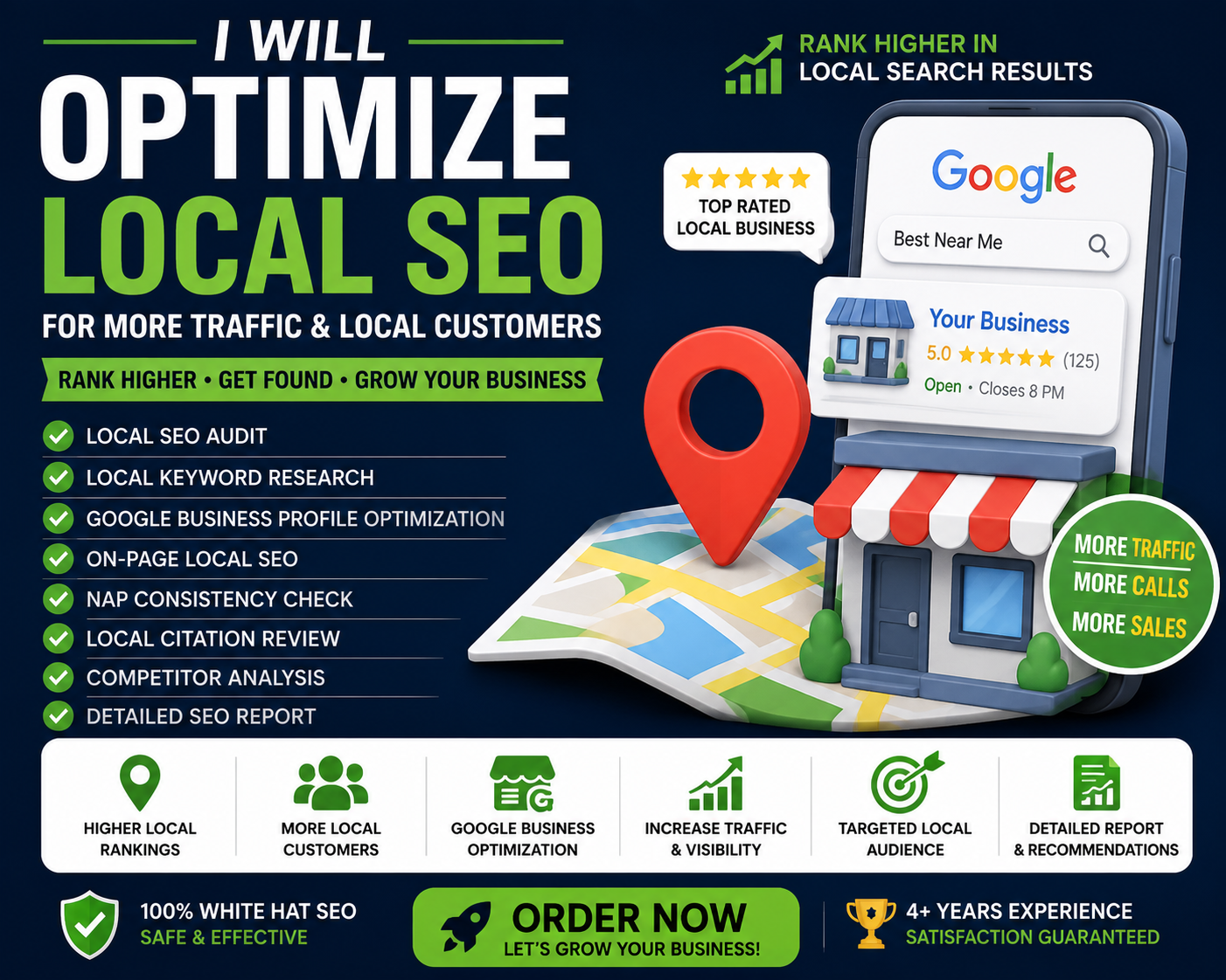 I Will Optimize Local SEO for More Traffic and Local Customers