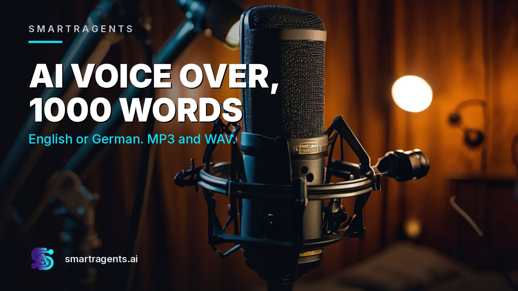AI Voice Over up to 1000 Words, MP3 and WAV Files In...