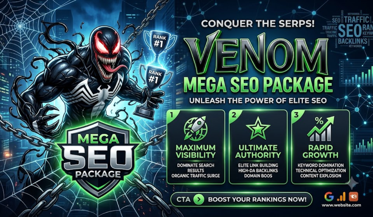 Venom Mega SEO Package for Higher Google Rankings