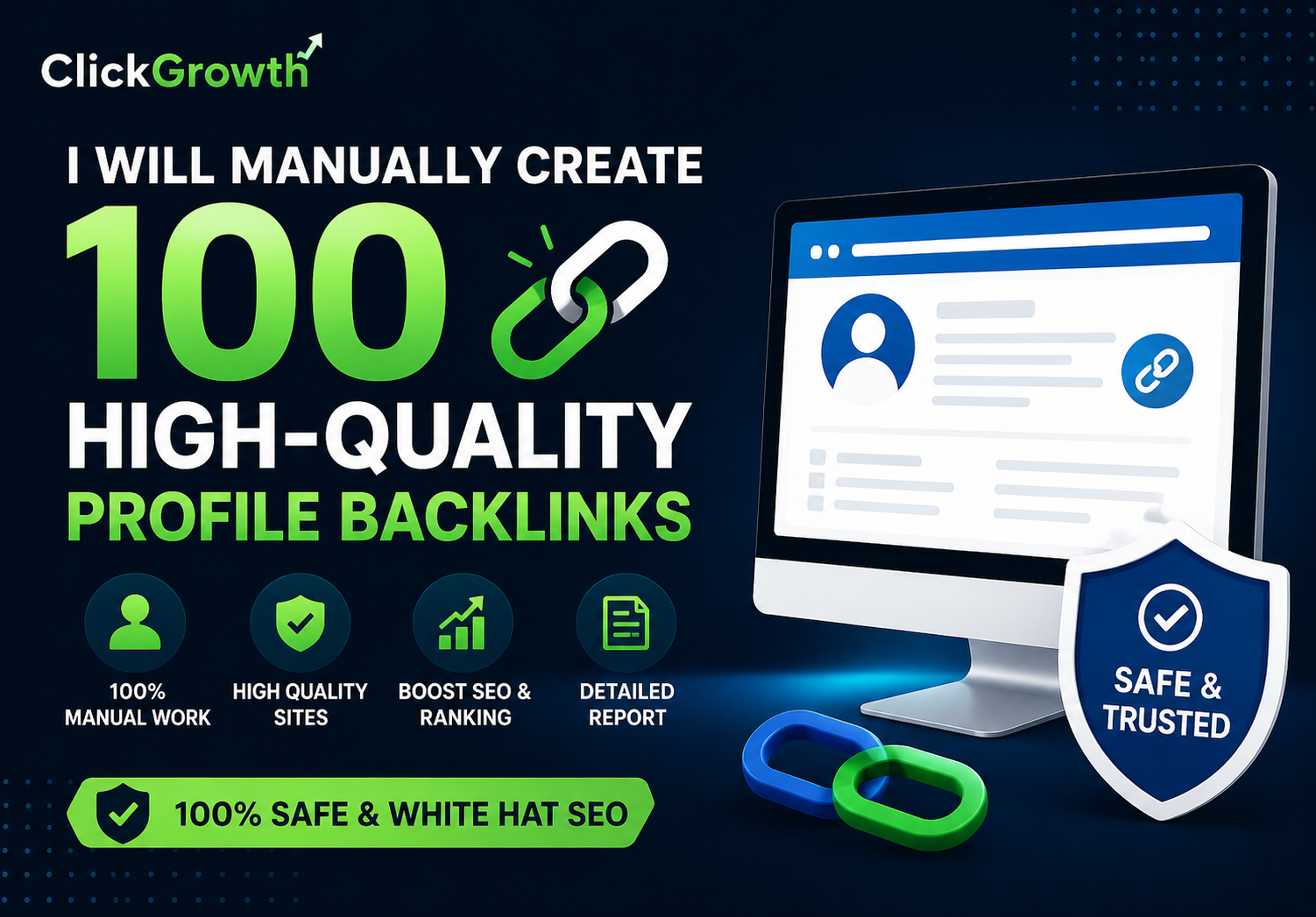 I Will Build 100 High-Quality Profile Links for Bette...