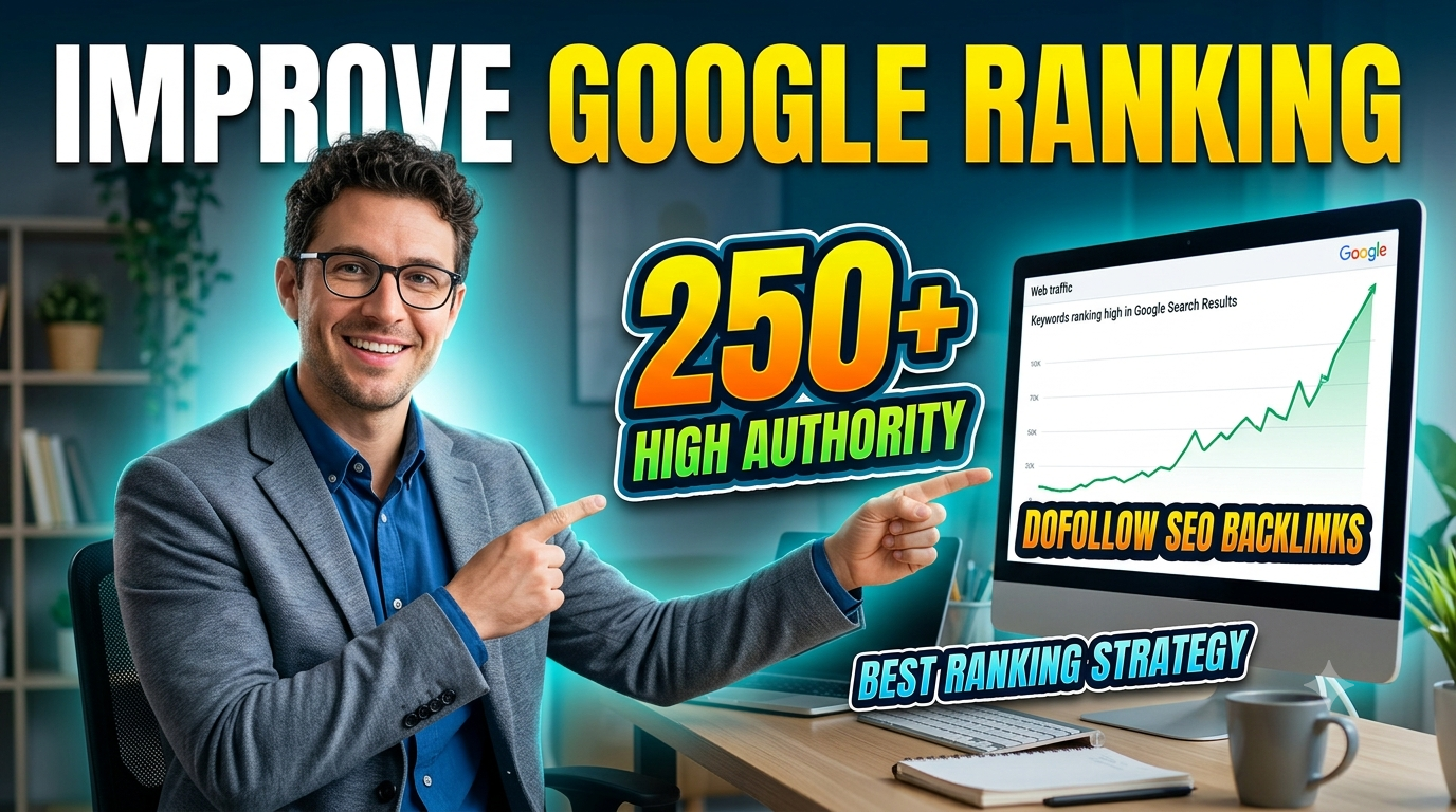 Improve Google Ranking with 250 High Authority Dofoll...