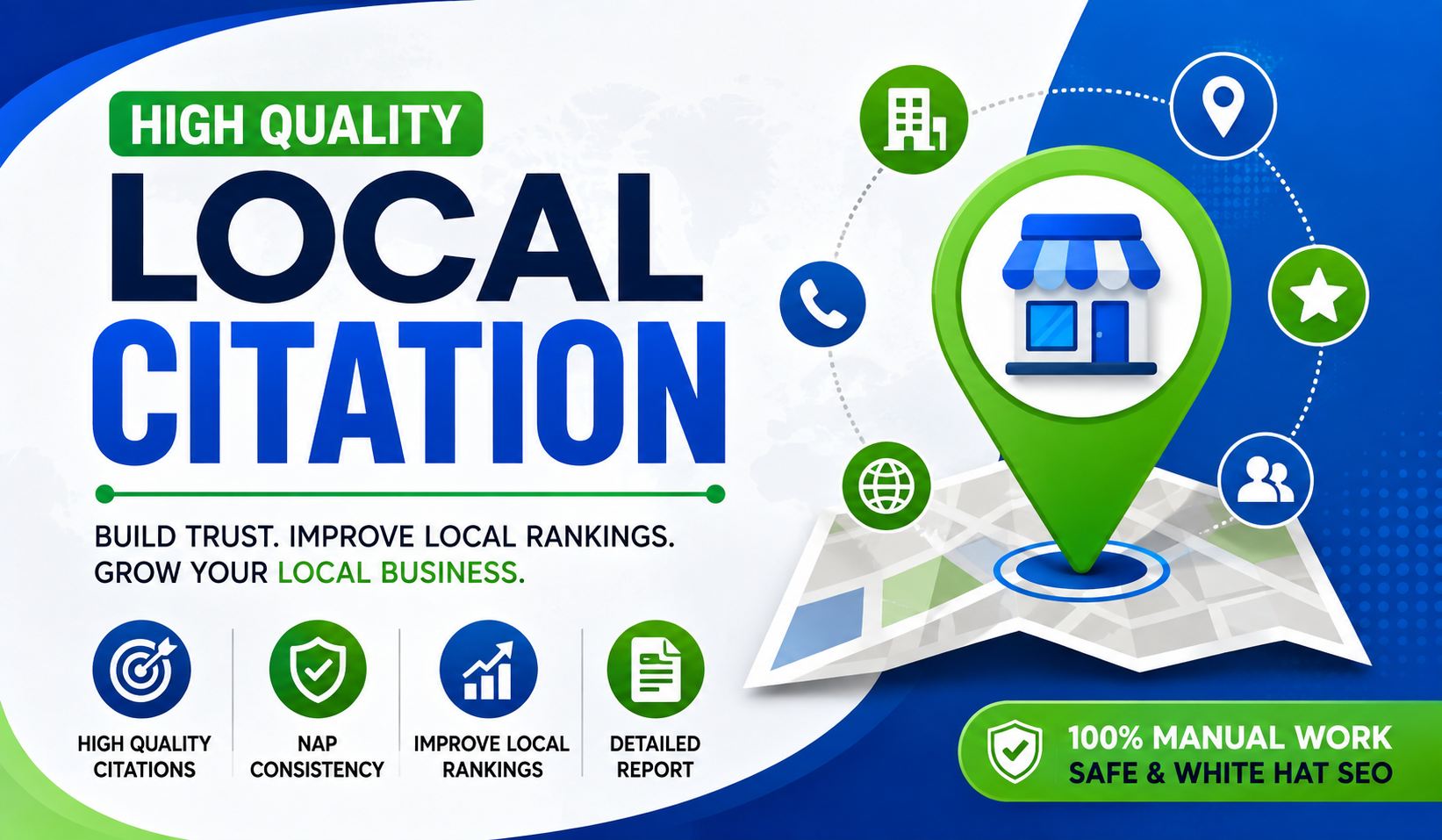 I Will Build High Quality Local Citations and Business Listings for Local SEO