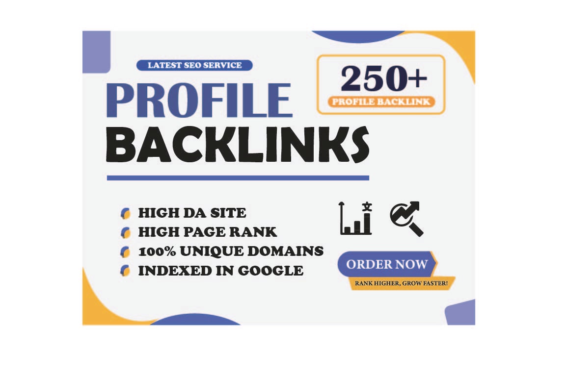 I will provide safe white hat profile backlinks for seo link building