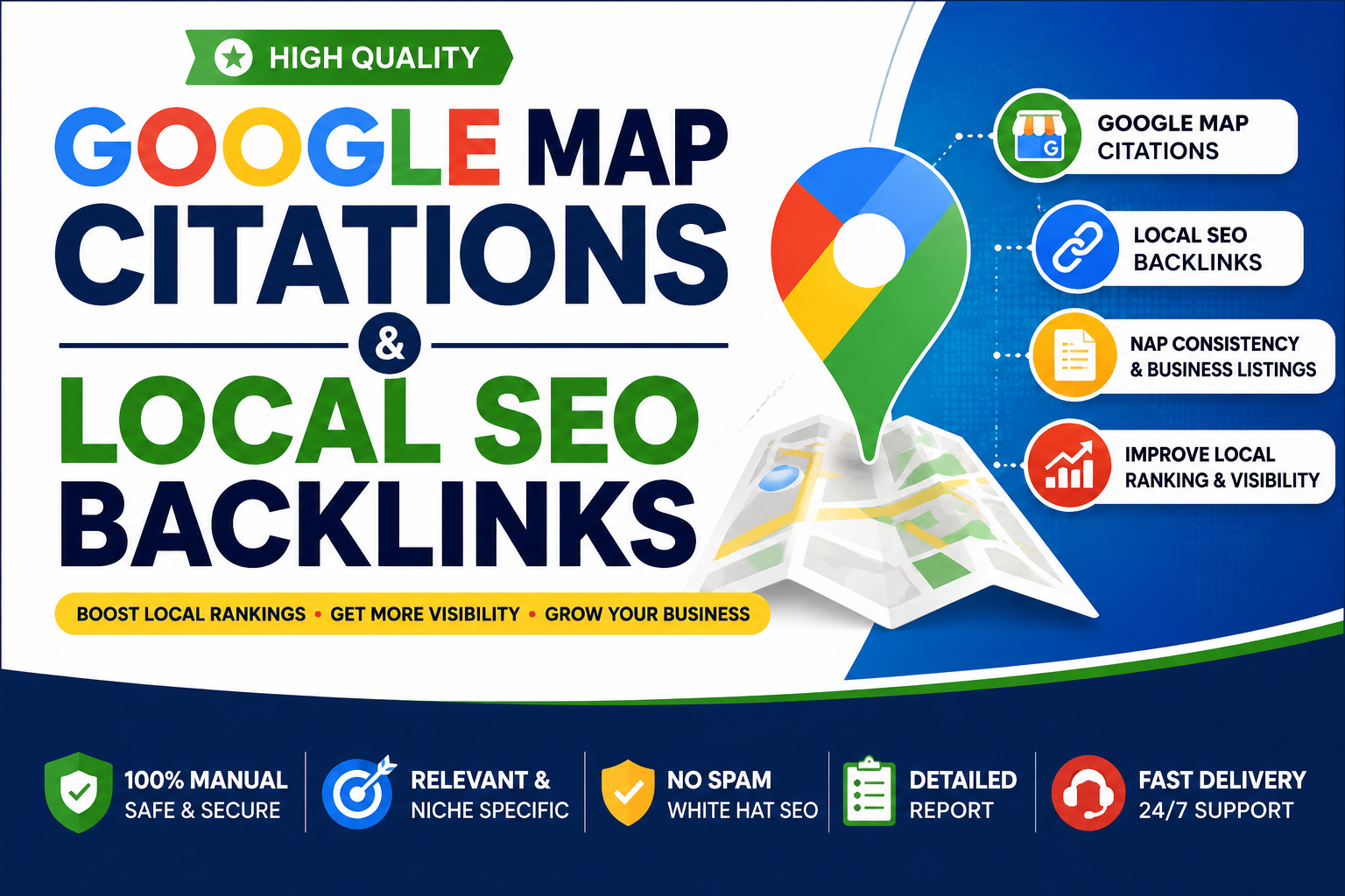 I Will Build Google Map Citations and Local SEO Backlinks