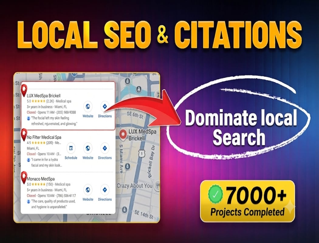 3,000 Google Maps Citations for GMB Ranking and Local SEO