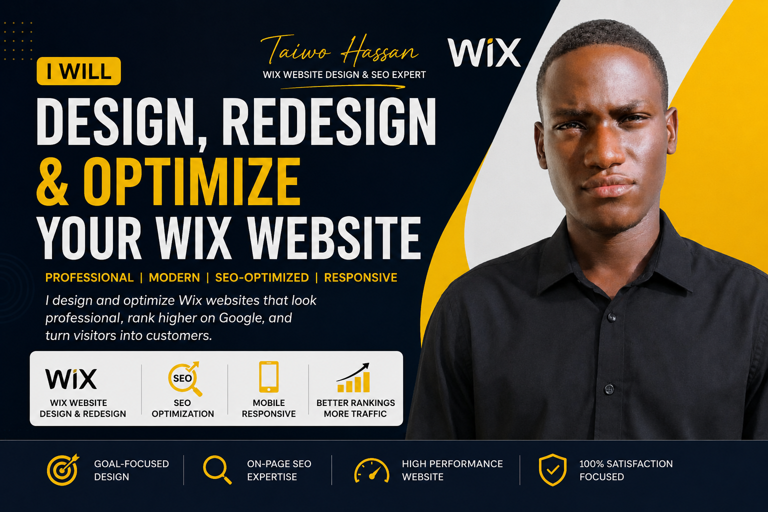 I Will Design, Redesign & Optimize Your Wix Webs...
