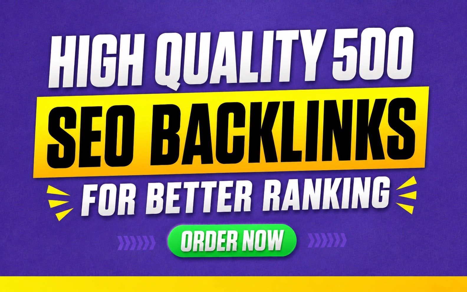 I Will Build 500 HQ SEO Backlinks for Better Rankings