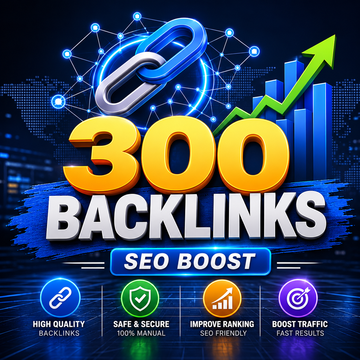 I Will Create 300 Manual Backlinks to Boost Your Webs...