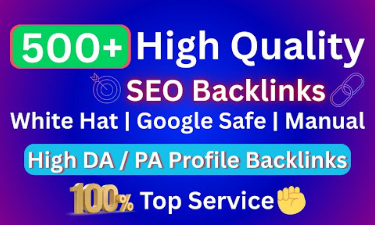 I will create high-quality Profile Backlinks, off-page SEO backlinks, to boost Google ranking
