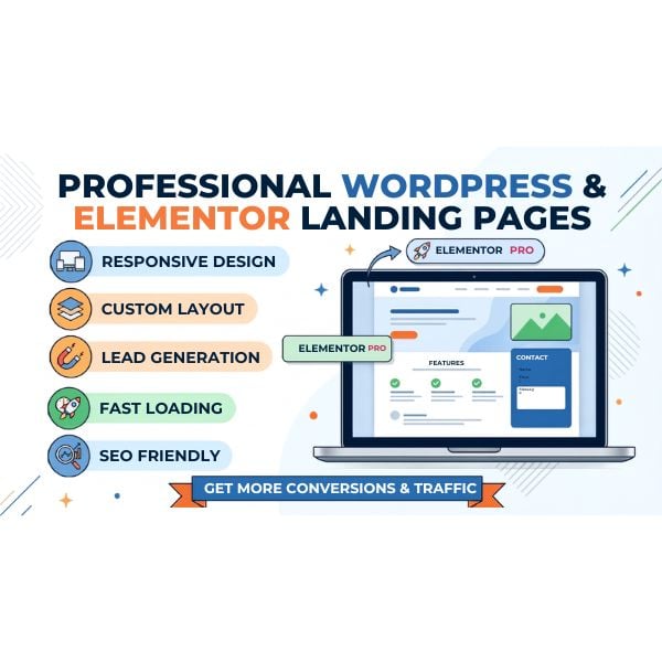 I will create and develop a professional wordpress la...