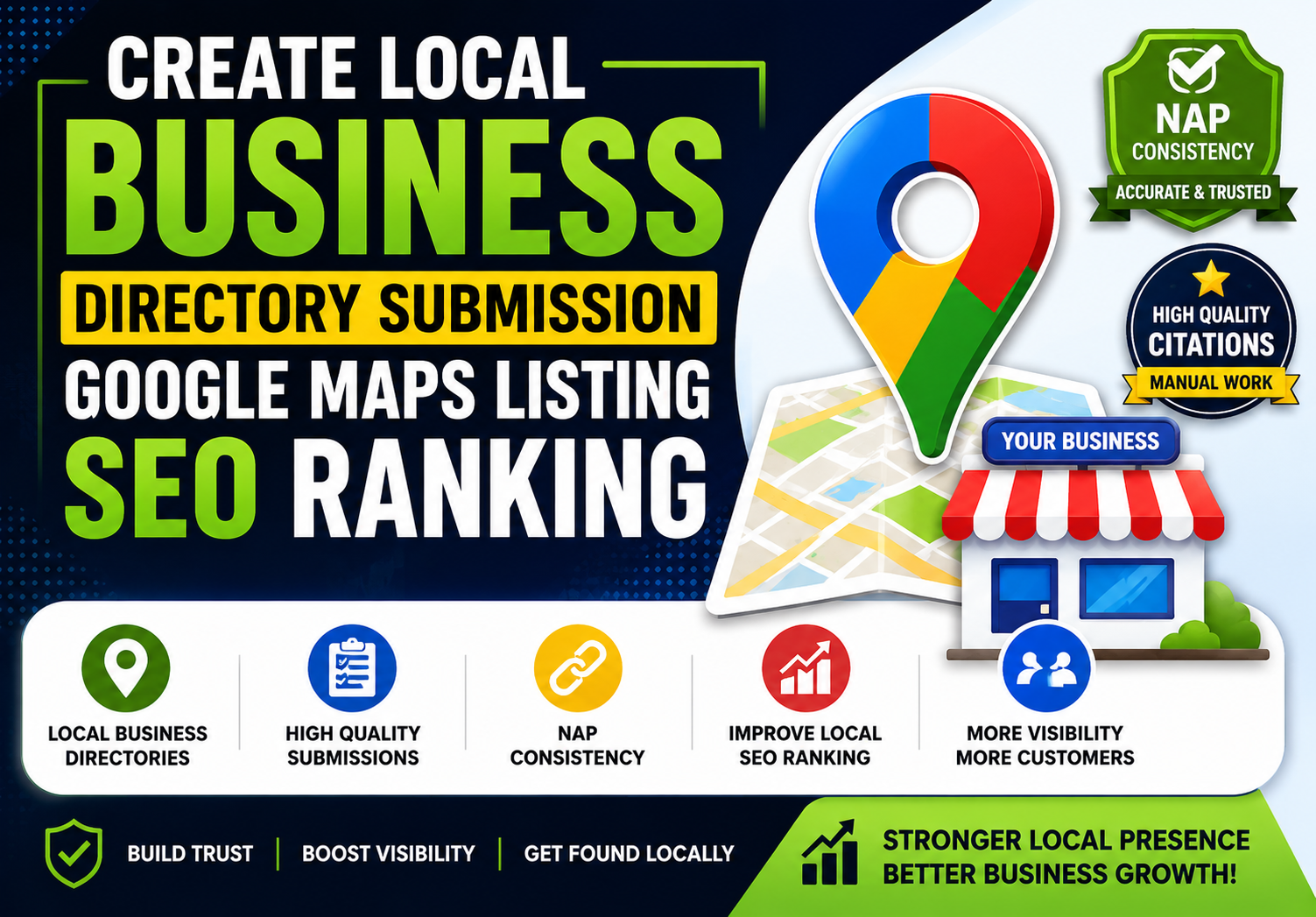 Create local business directory submission google map...