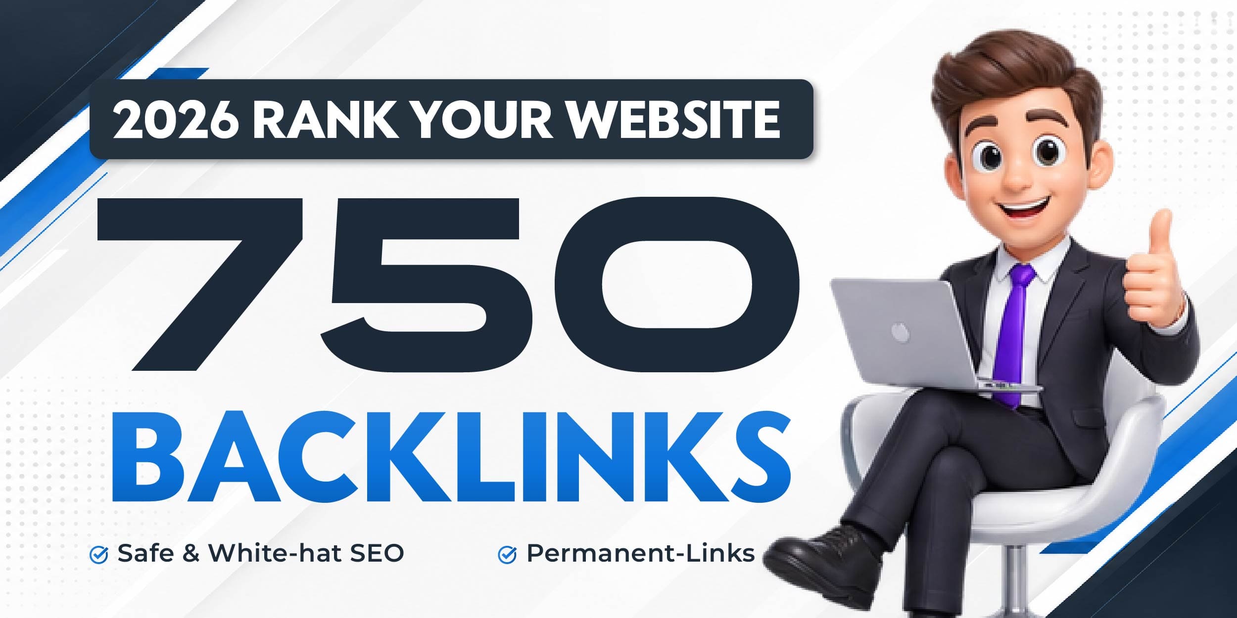 I Will Build 750 Safe & White Hat SEO Backlinks | Permanent SEO Link Building