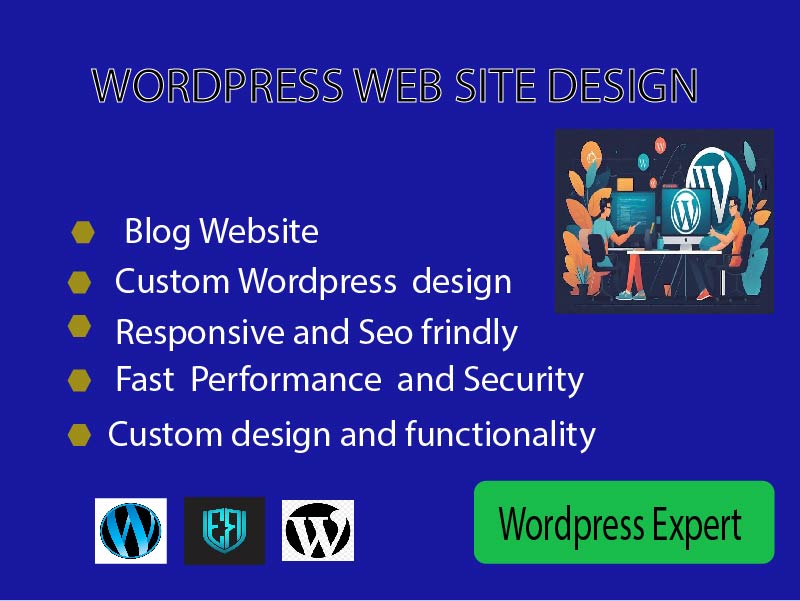 I will design, redesign, or fix a professional WordPress website