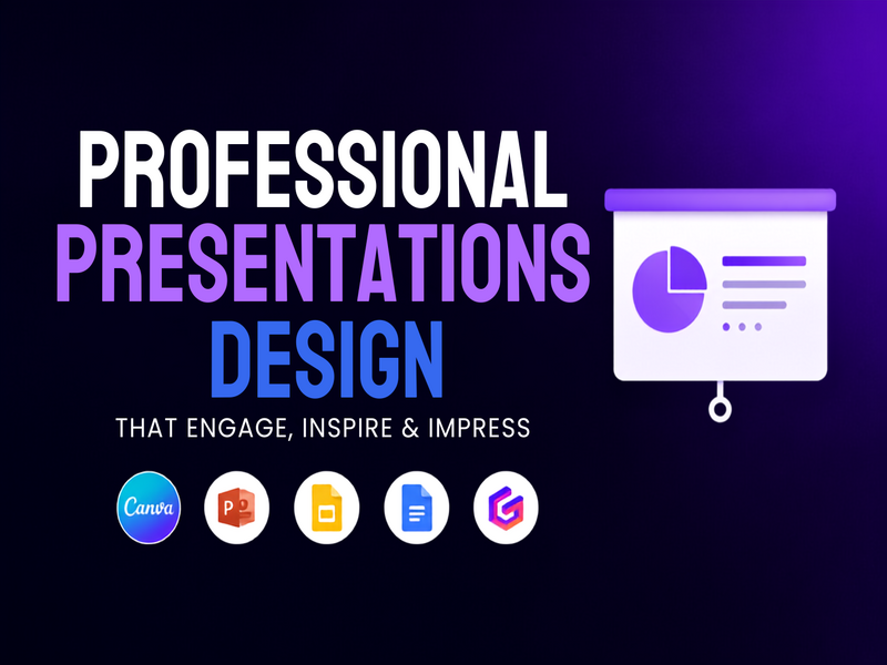 I will design professional PowerPoint, Canva and Gamma presentations