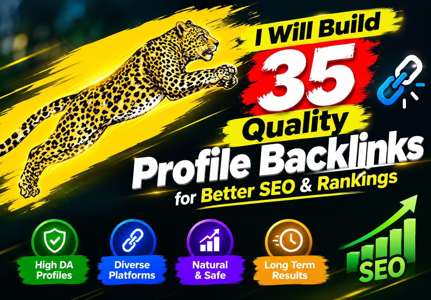 I Will Build 35 Quality Profile Backlinks for Better SEO & Rankings